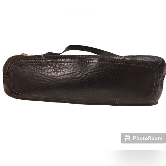 Coach Madison Black Pebble E0882-F12321 Leather Shoulder Crossbody Bag - Picture 12 of 13